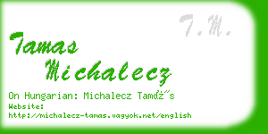 tamas michalecz business card